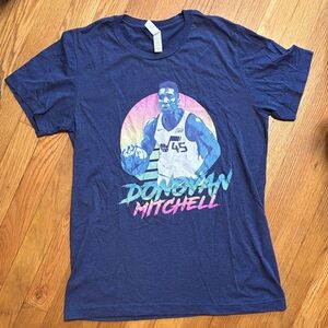 Blue Graphic MLB Donovan Mitchell Shirt